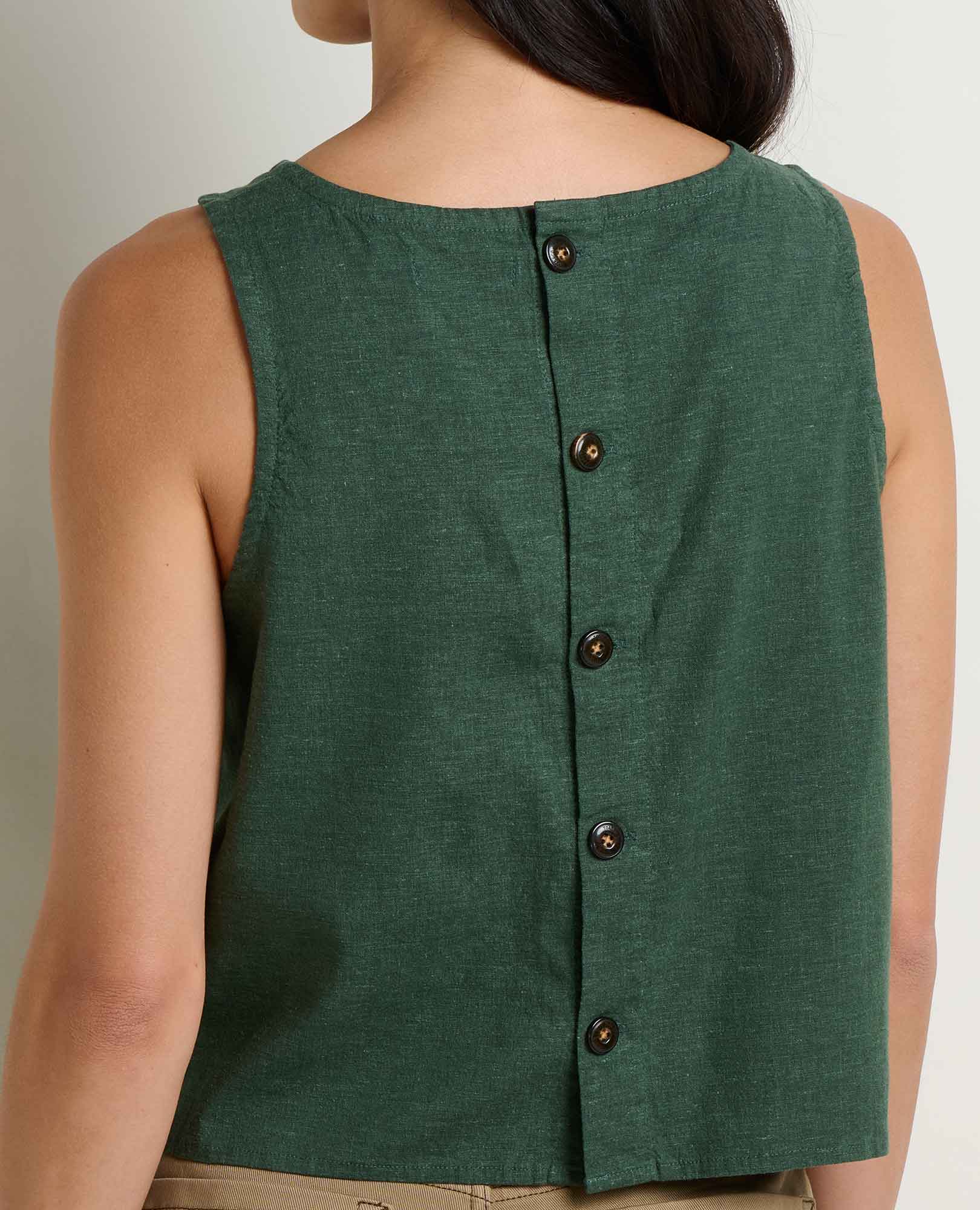 Taj Hemp Button Back Tank - Image 4