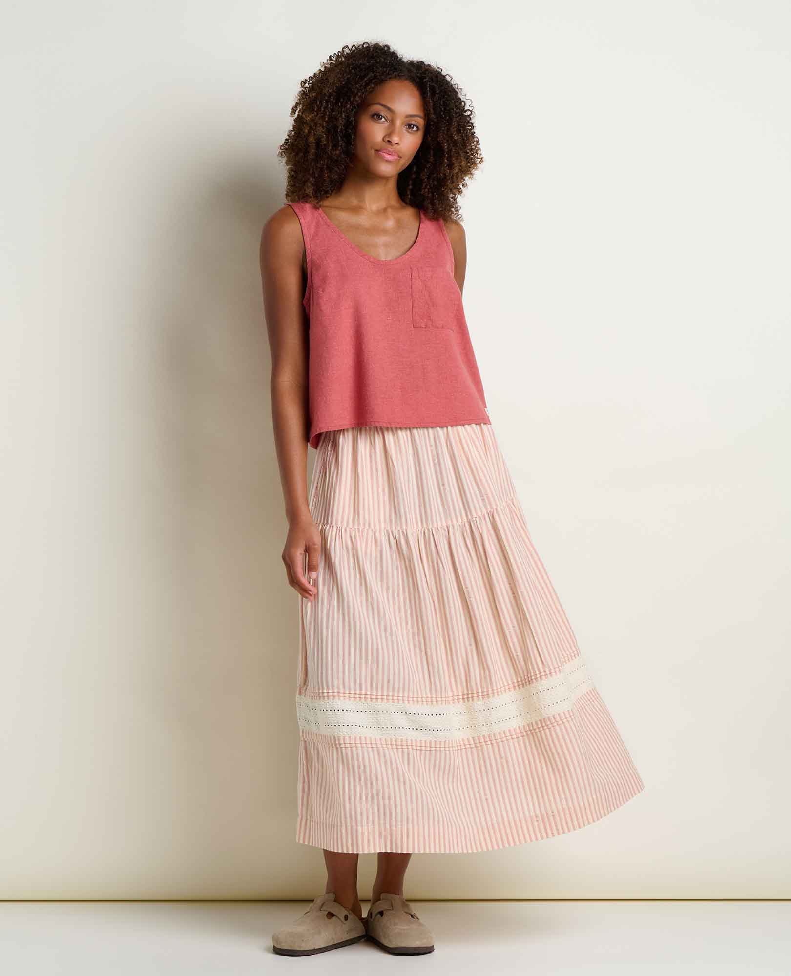 Taj Hemp Button Back Tank - Image 3