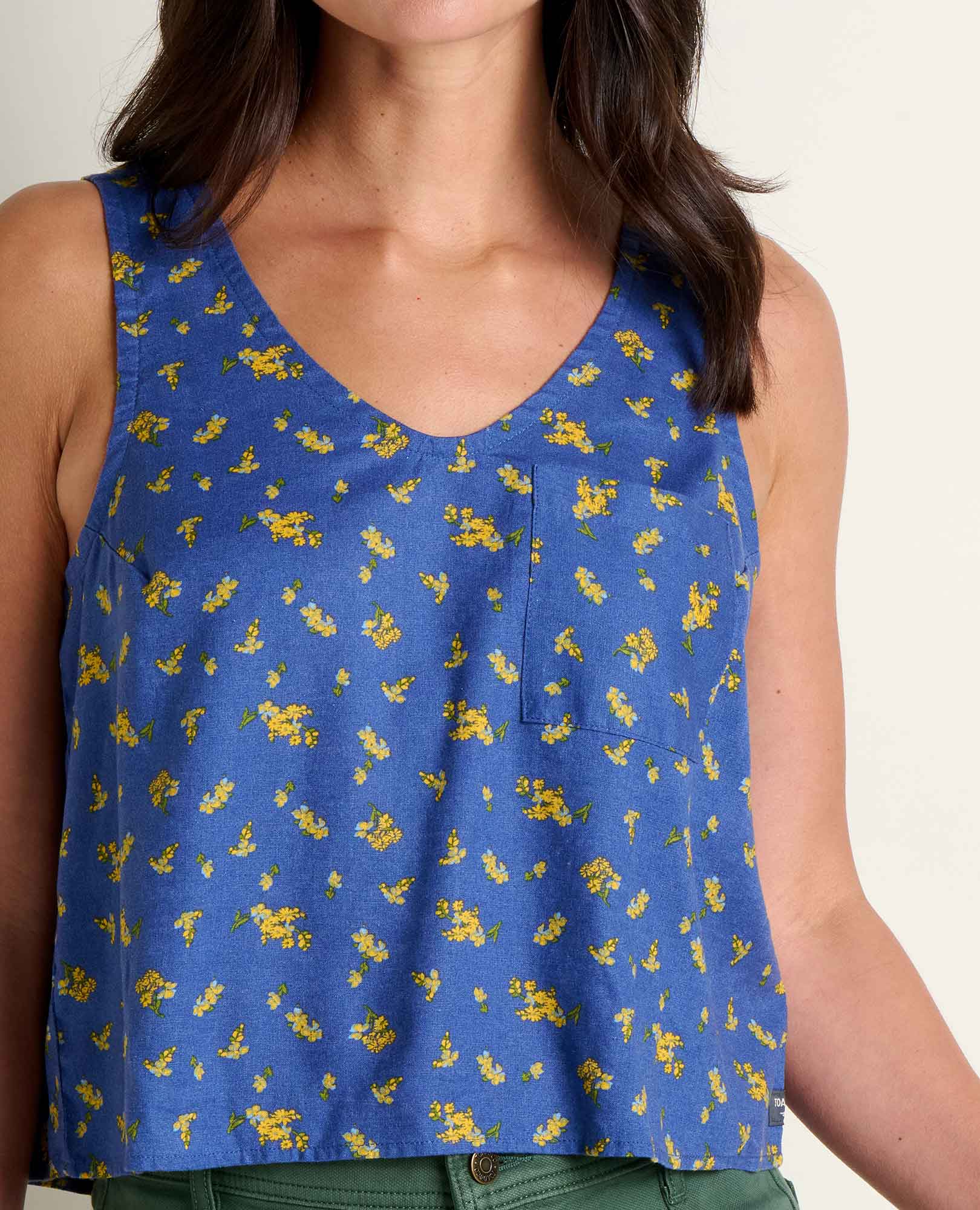 Taj Hemp Button Back Tank - Image 3