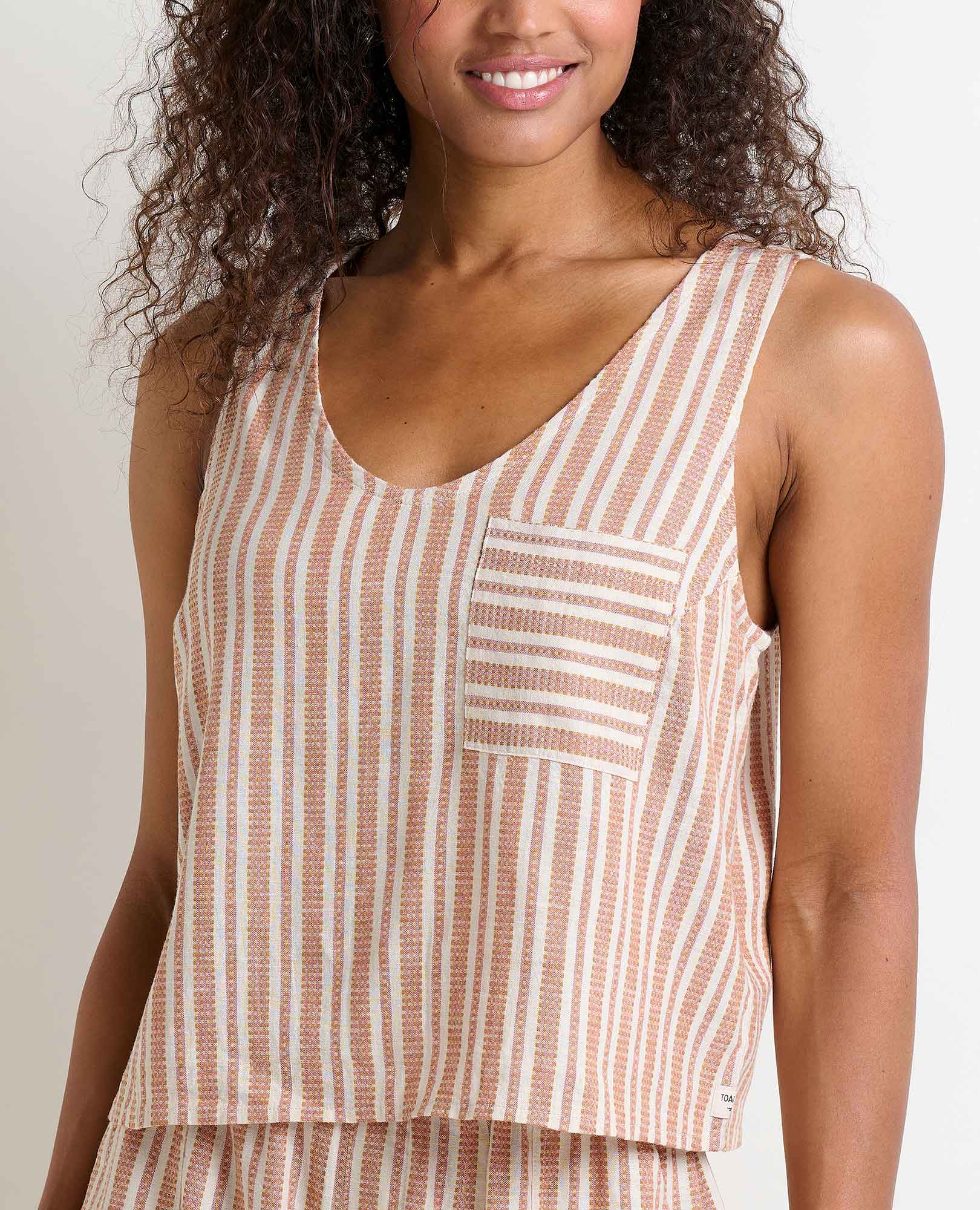 Taj Hemp Button Back Tank - Image 3