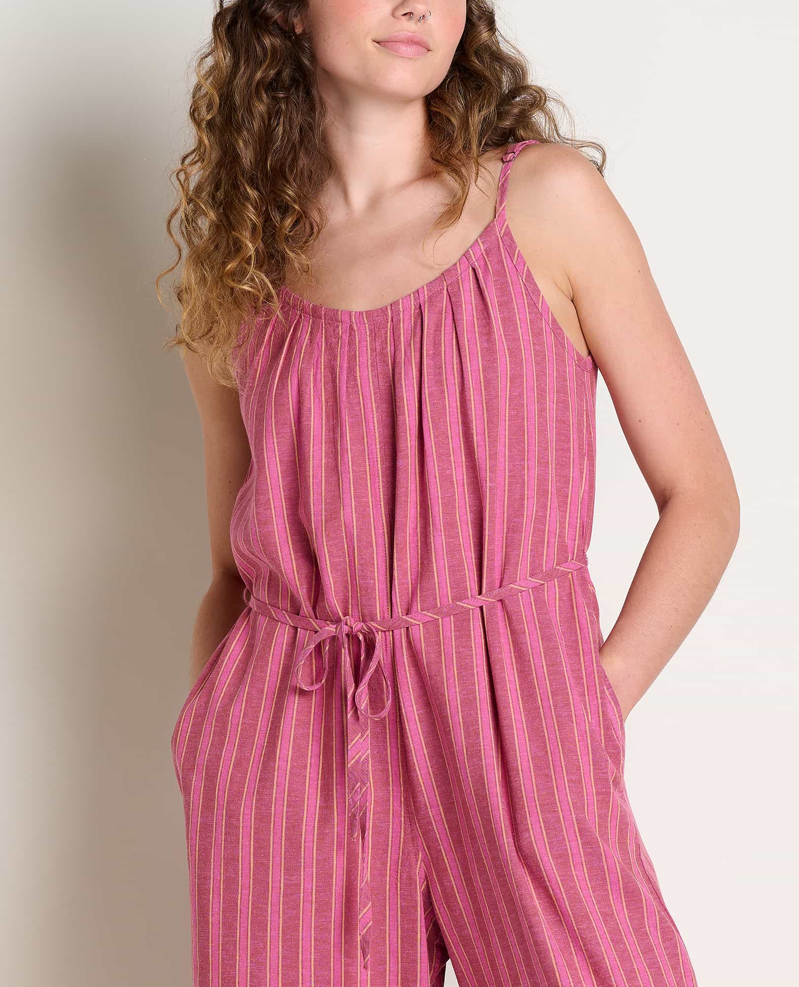 Taj Hemp Strappy Jumpsuit - Image 3