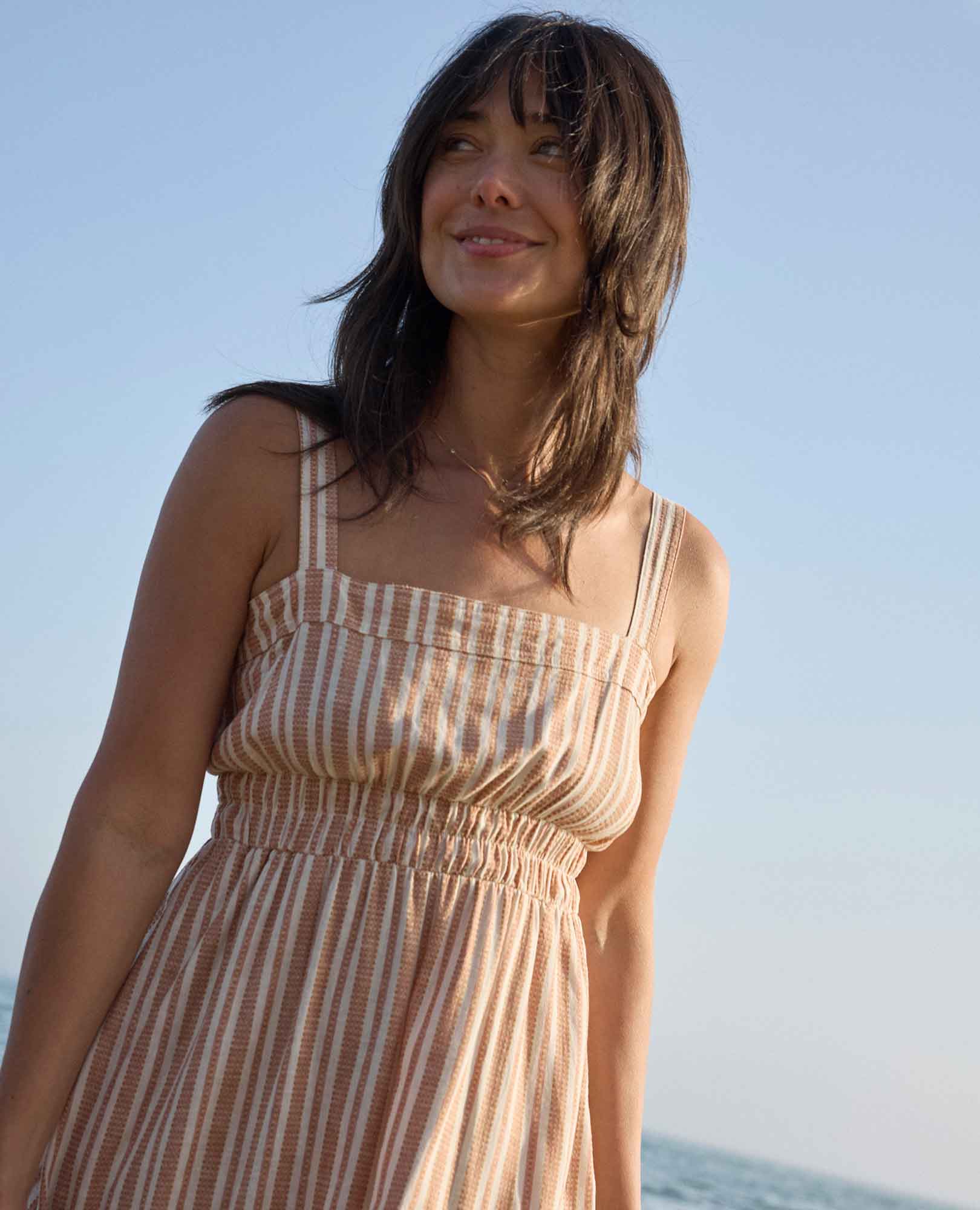 Taj Hemp Tiered Midi Dress - Image 7