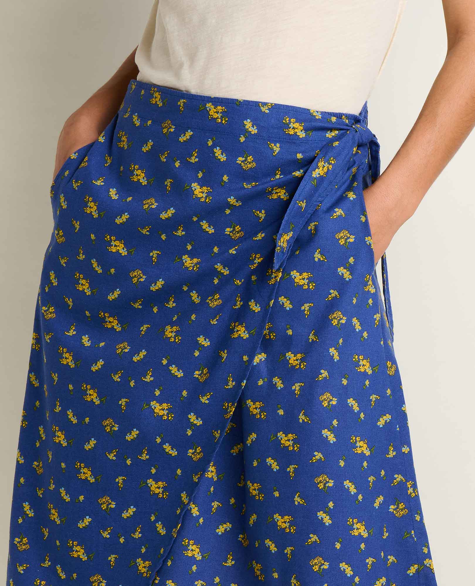 Taj Wrap Midi Skirt - Image 4