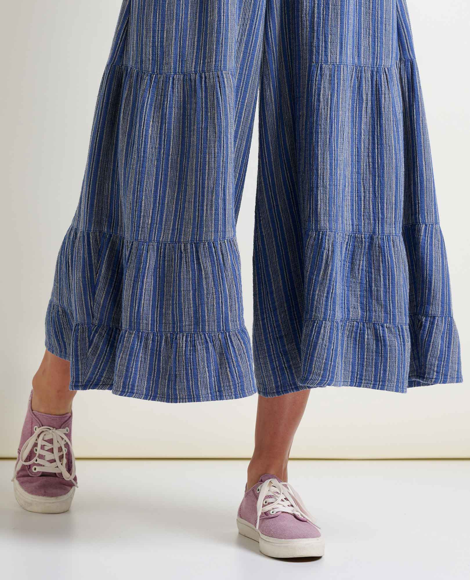 Tate Double Weave Palazzo Pant - Image 3