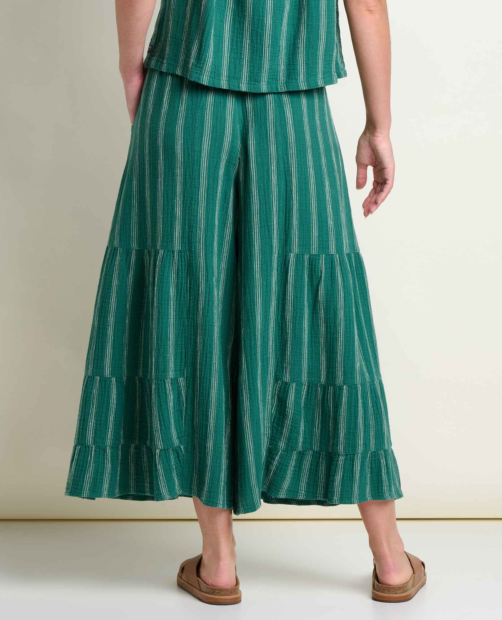 Tate Double Weave Palazzo Pant - Image 2