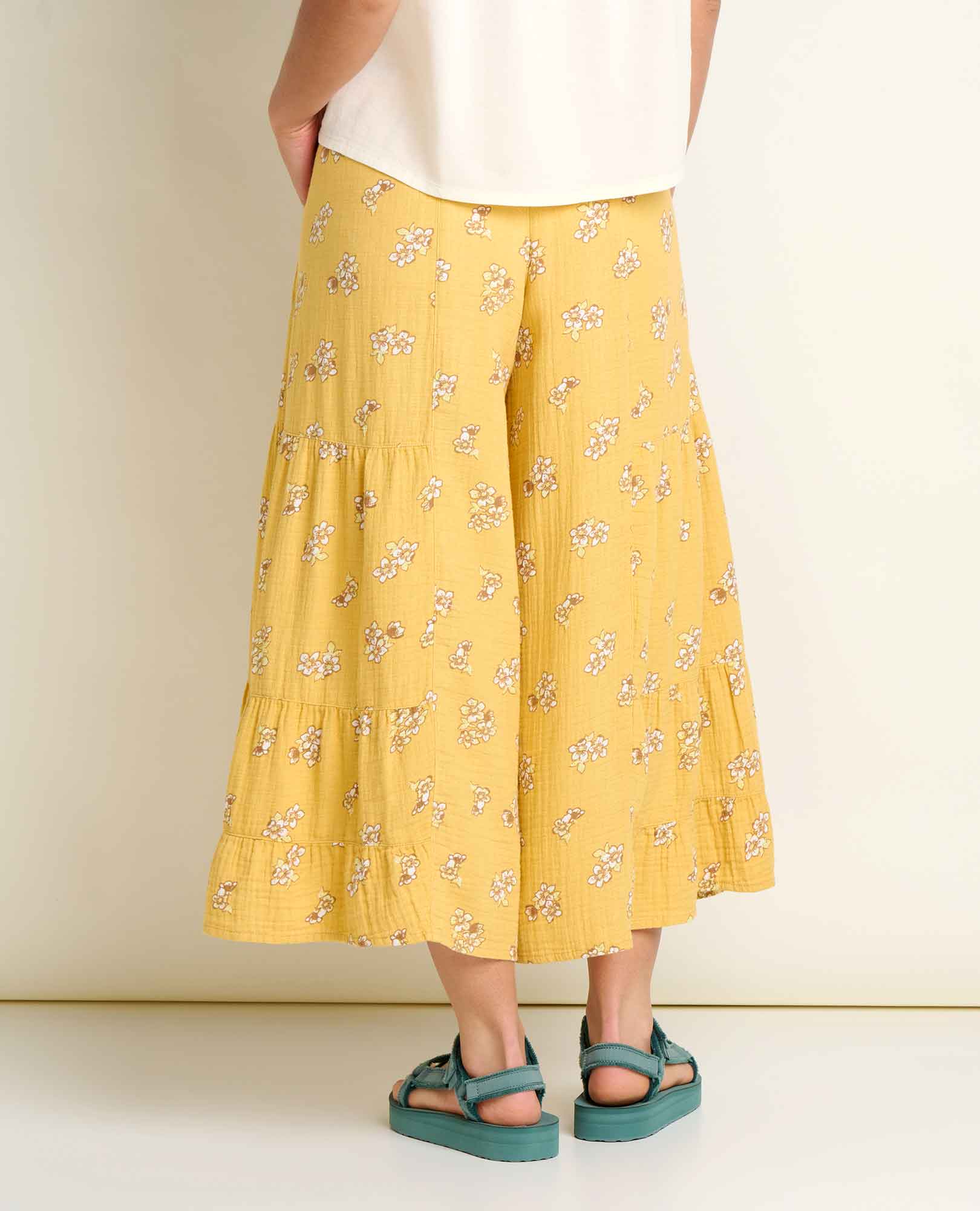 Tate Double Weave Palazzo Pant - Image 2