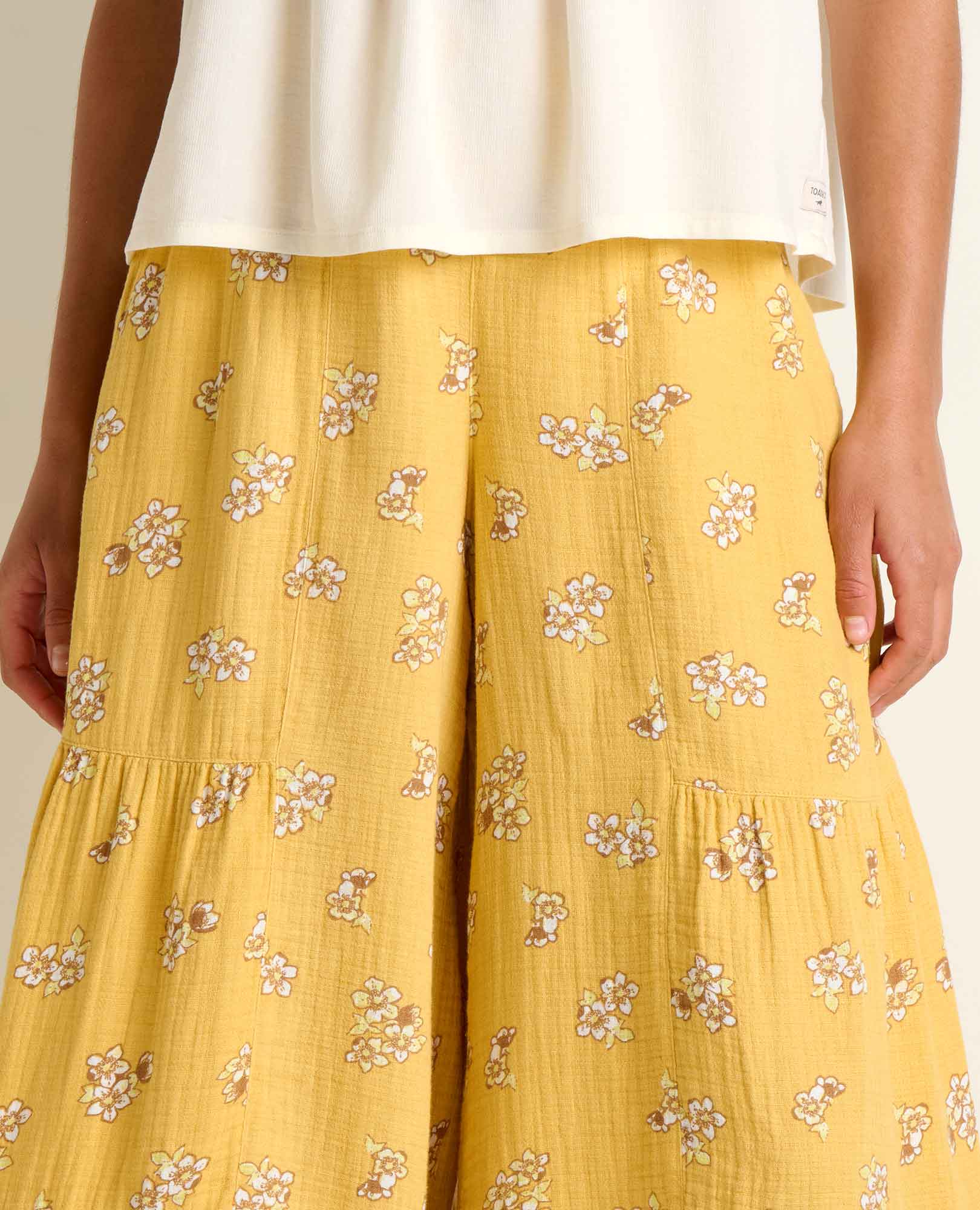 Tate Double Weave Palazzo Pant - Image 3